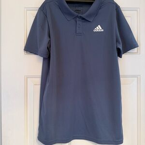 Adidas Golf Blue Polo Shirt